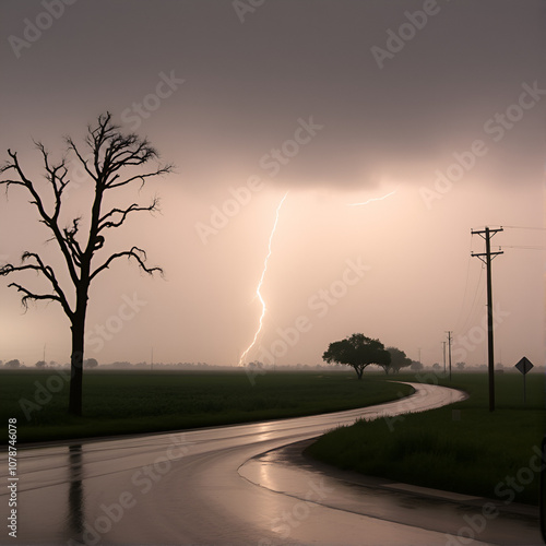 Downburst Rains Sweep Across Plains photo