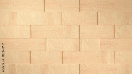 timber soft sheen wall background with wood tile wallpaper and 3d rectangular blocks in 3d render, wall, wallpaper