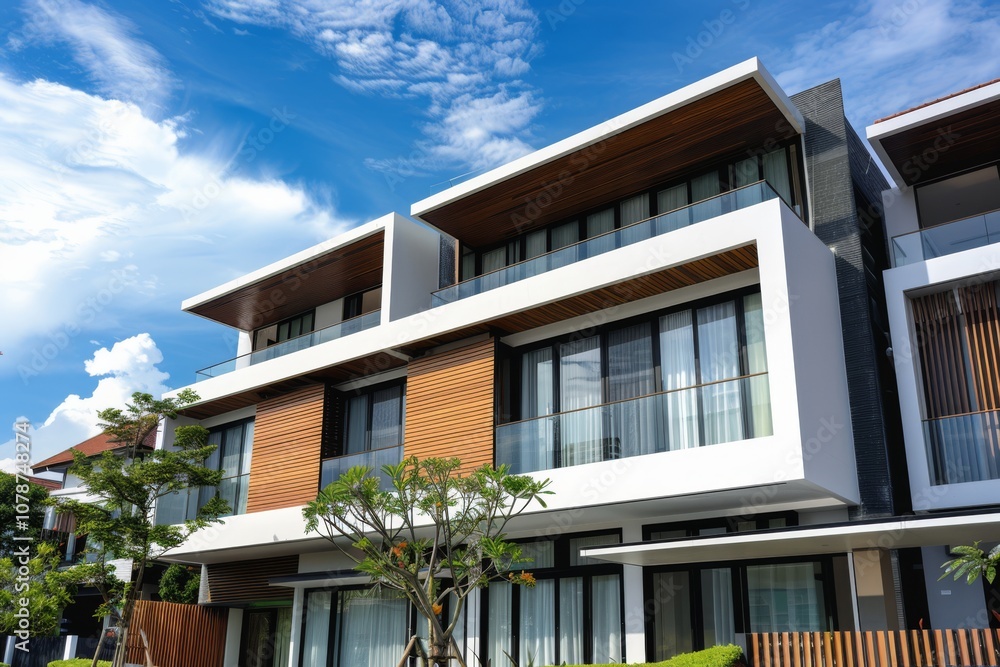 Modern Sleek House Design with Architectural Features Modern Sleek House Design with Architectural Features