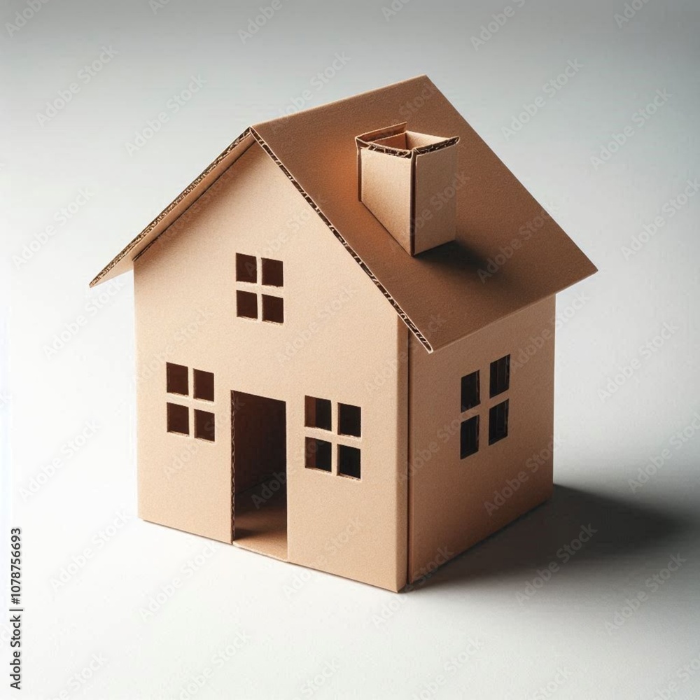 Maison en carton Maison en carton