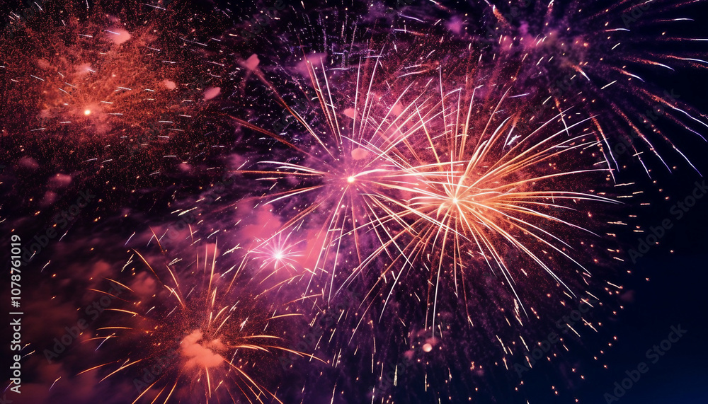 Fireworks In The Night Sky Fireworks In The Night Sky