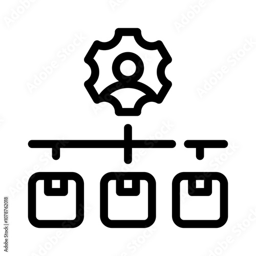 Icon Organize Group With Style Outline