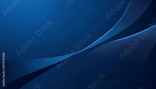 モダンで抽象的なグラデーションのネイビーブルーの背景画像（Modern abstract gradient navy blue background image）
