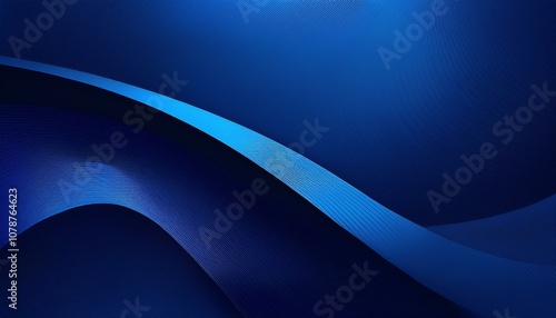 モダンで抽象的なグラデーションのネイビーブルーの背景画像（Modern abstract gradient navy blue background image）
