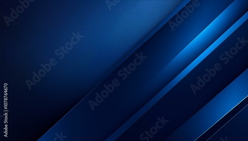 モダンで抽象的なグラデーションのネイビーブルーの背景画像（Modern abstract gradient navy blue background image）
