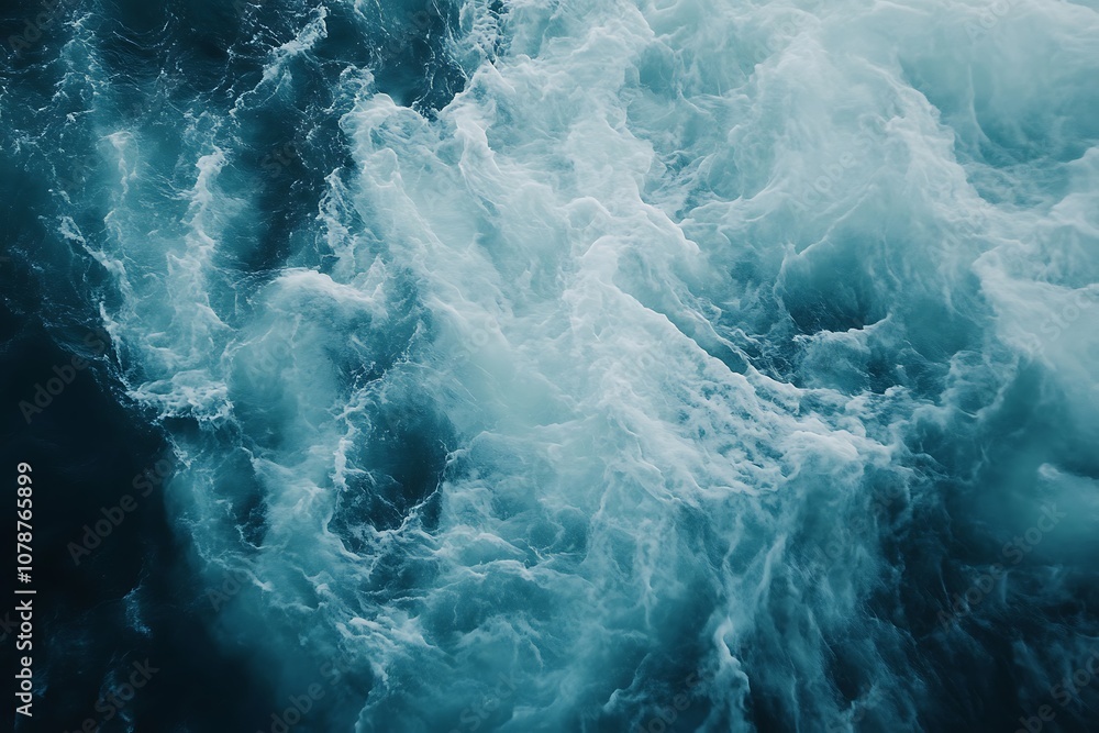 Fototapeta premium Abstract texture of water waves
