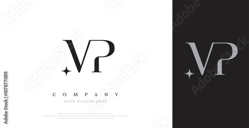 Initial MP Logo Design Vector 