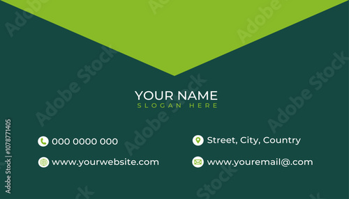 modern business card design . double sided business card design template . flat gradation business card inspiration