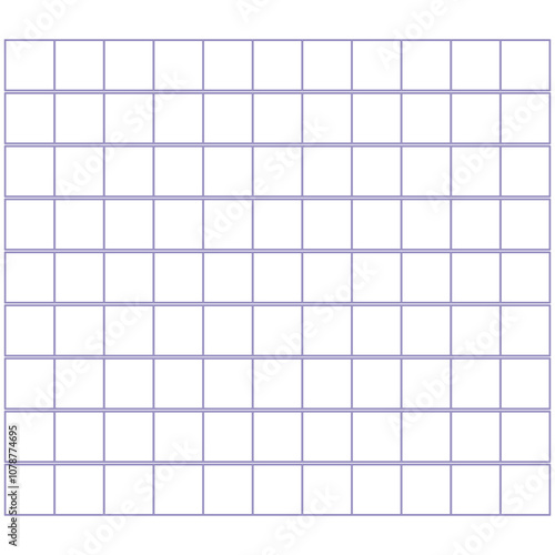 Workbook for writing hieroglyphs. Lined paper for printing. Geometric pattern for school. Realistic lined paper. Simulator for writing Chinese characters. Page of calligraphy exercises. Graph paper