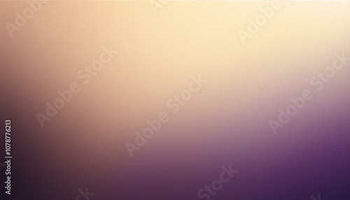 Abstract background, Ecru and Eggplant gradient background with light leak and grainy texture.