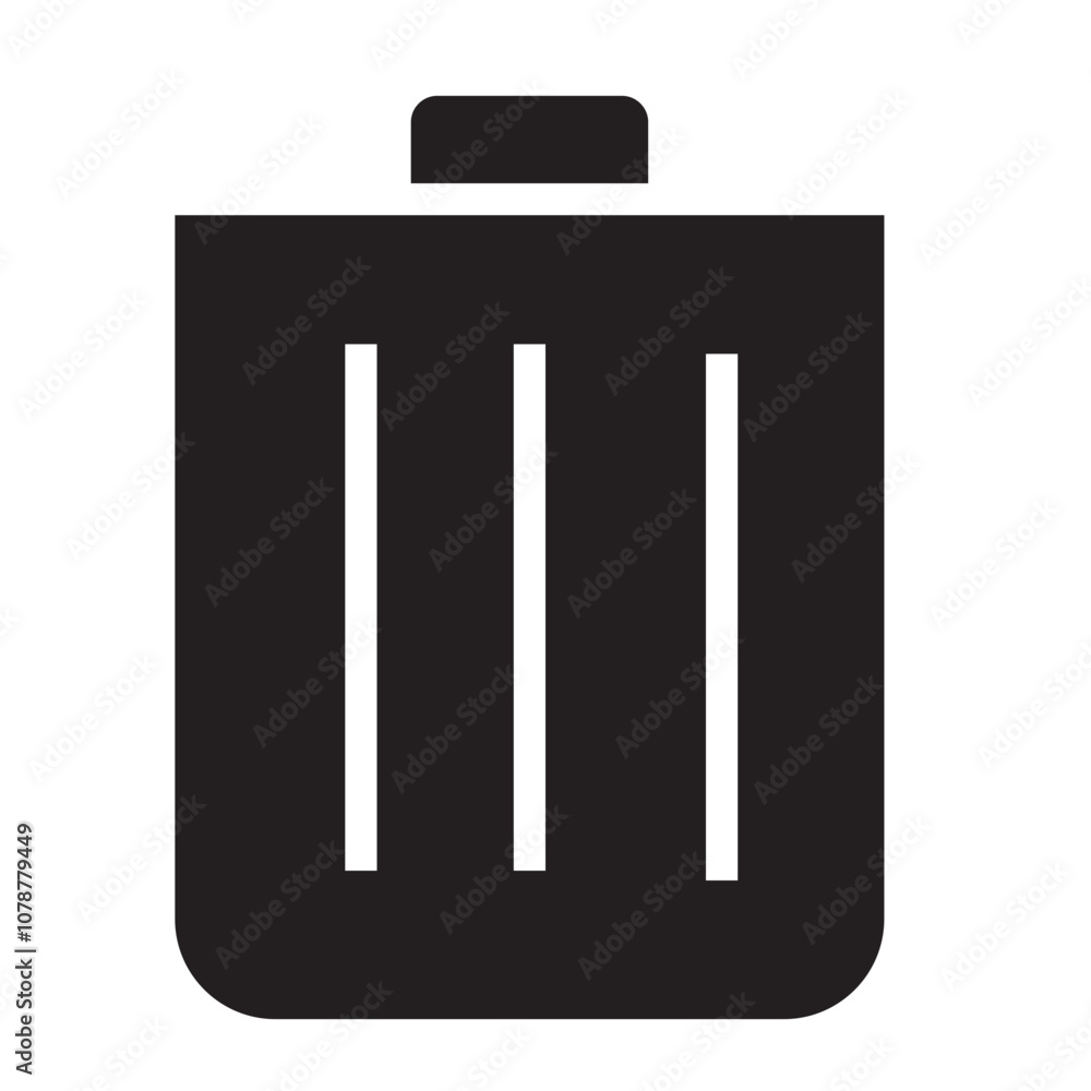 Trash bin icon. Trash bin icon.