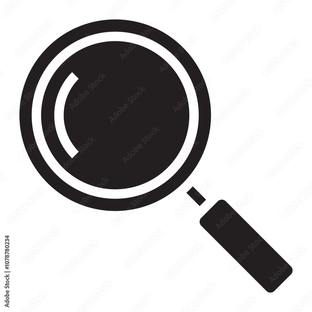 magnifying glass icon. magnifying glass icon.