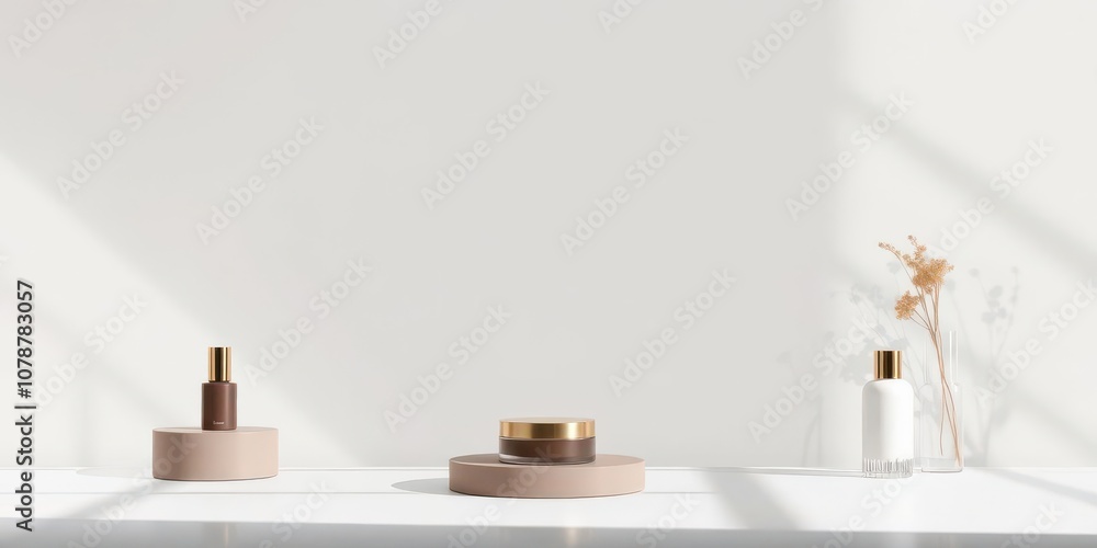 Gray background with soft lighting and elegant shadows for product showcasing, beauty, stylish, clean Gray background with soft lighting and elegant shadows for product showcasing, beauty, stylish, clean