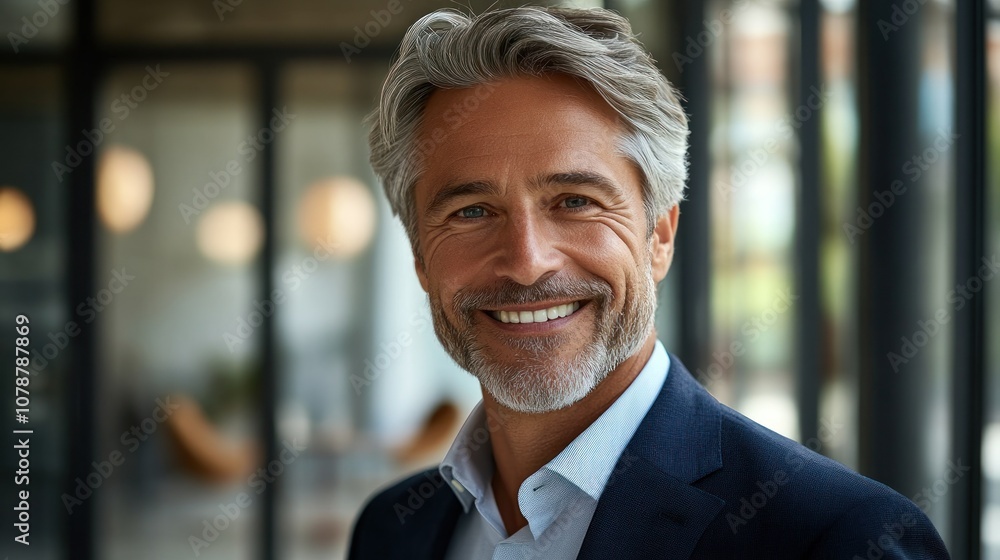 Smiling Man in Business Suit Smiling Man in Business Suit