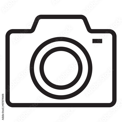 camera line icon.