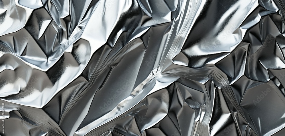 Abstract High-Gloss Foil Surface Abstract High-Gloss Foil Surface