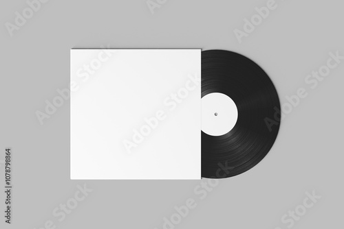 Vinyl Record Cover Mockup