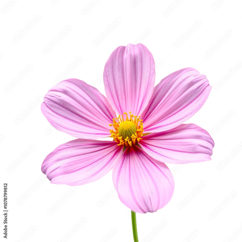 Delicate Pink Cosmos Flower Isolated Delicate Pink Cosmos Flower Isolated