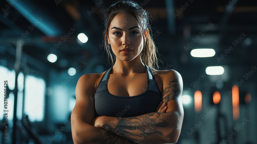 Strong and Determined: Fitness Portrait Strong and Determined: Fitness Portrait