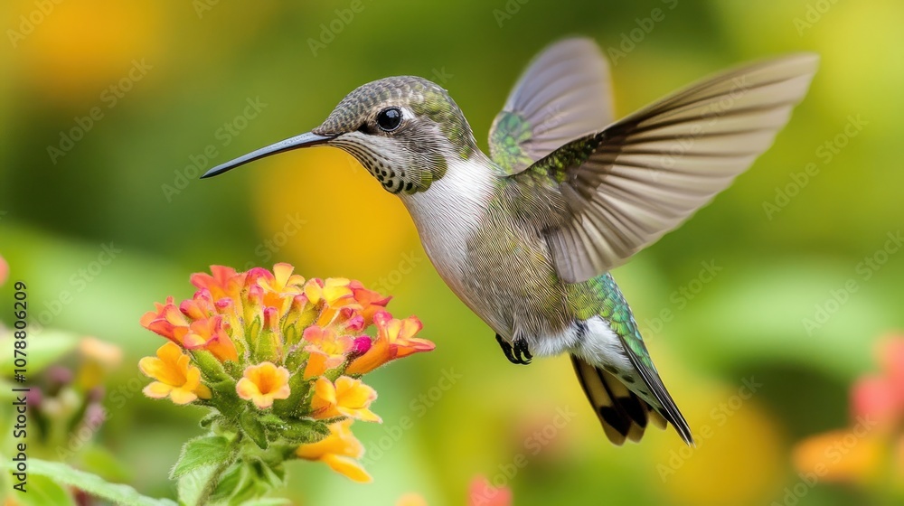 Obraz premium Hummingbird in Flight