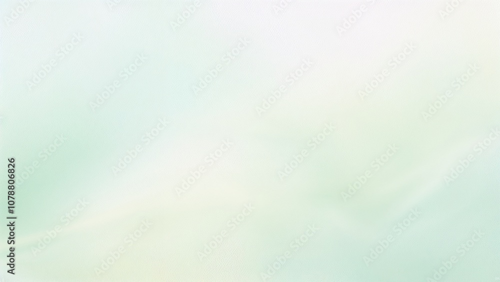 Fototapeta premium Soft pastel gradient background in light green tones