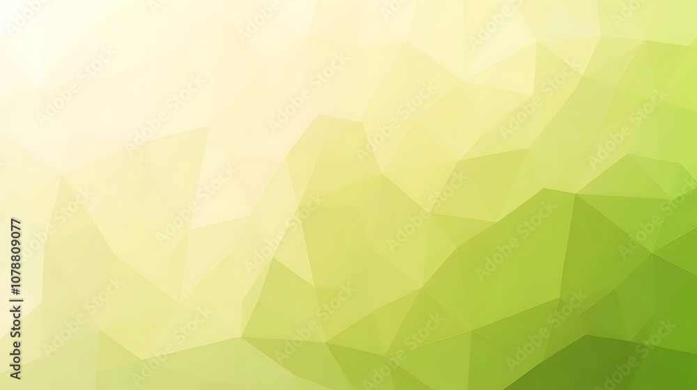 Obraz premium Abstract Green and Yellow Geometric Pattern