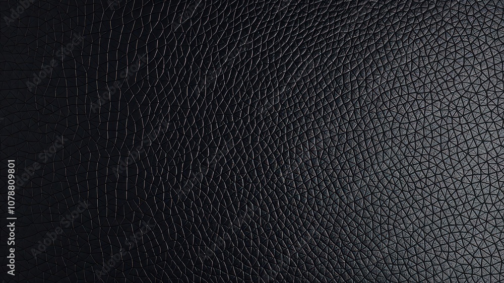 An elegant and sleek black leather texture with realistic grain detail, surface, background, design An elegant and sleek black leather texture with realistic grain detail, surface, background, design