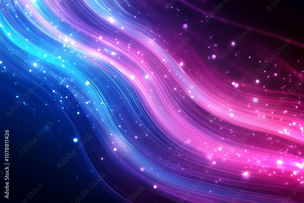 Abstract pink and blue glowing light streaks Abstract pink and blue glowing light streaks