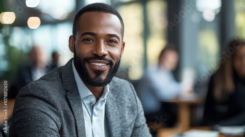 Confident Business Leader Smiling - Success, Leadership & Influence