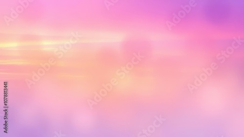 Vibrant and ethereal sunset sky in orange and purple hues, resembling an abstract watercolor painting, calming, vibrant, ethereal