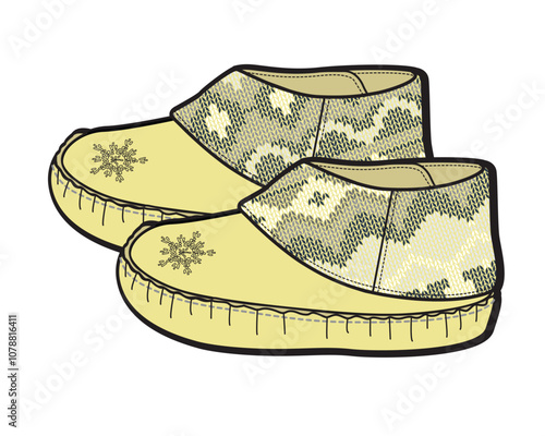 Kids shoes design technical drawing by adobe illustrator.