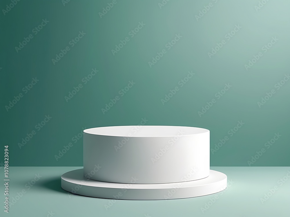 White round pedestal photograph white background White round pedestal photograph white background