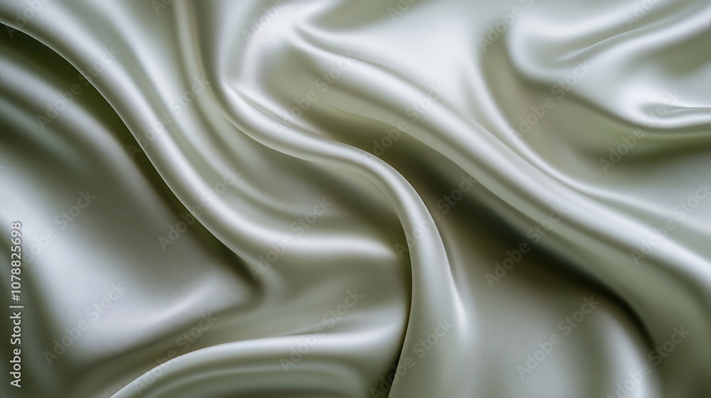 Background of light sage green with smooth satin texture Background of light sage green with smooth satin texture
