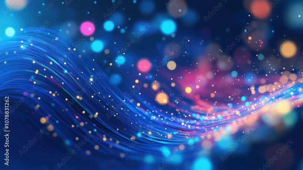 Abstract Blue and Pink Bokeh Background Abstract Blue and Pink Bokeh Background