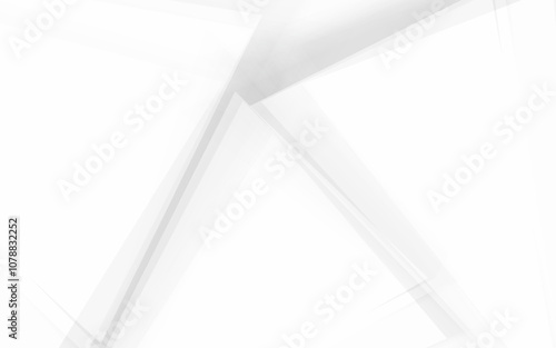 White Abstract Geometric Shapes Background for Modern Designs