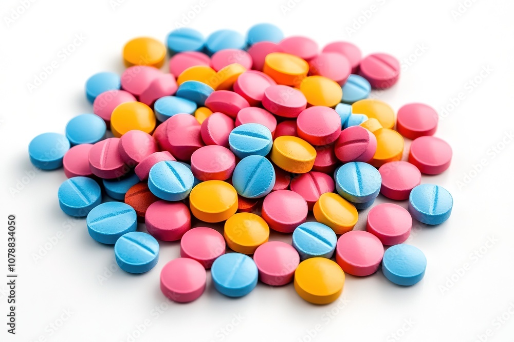 pills and tablets on a white background
pills and tablets on a white background