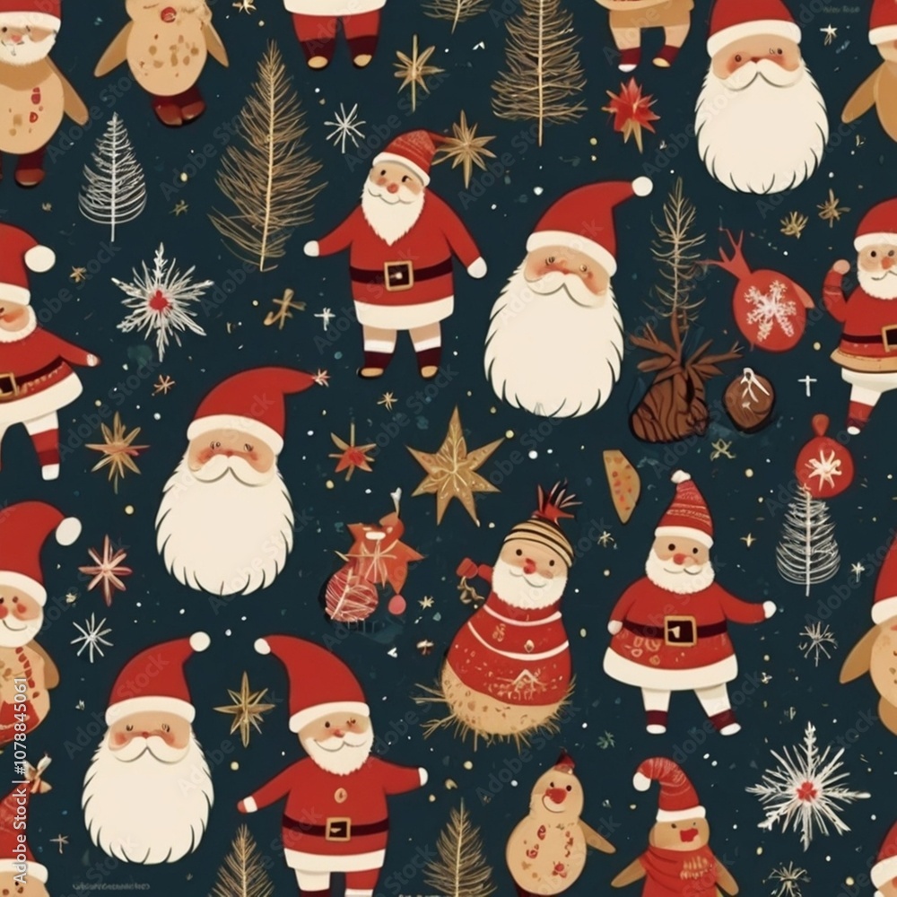 christmas seamless pattern christmas seamless pattern
