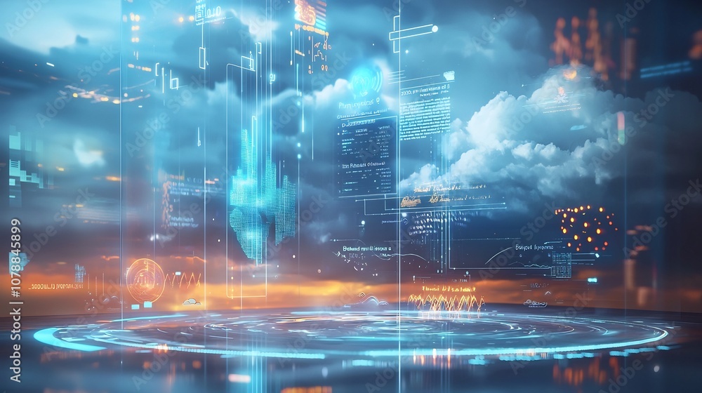 Holographic Weather Interface Dynamic 3D Models Enhance Meteorological Data Visualization Holographic Weather Interface Dynamic 3D Models Enhance Meteorological Data Visualization