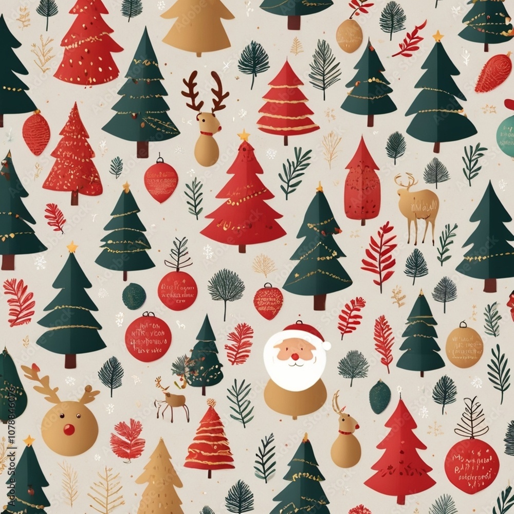 set of christmas trees set of christmas trees
