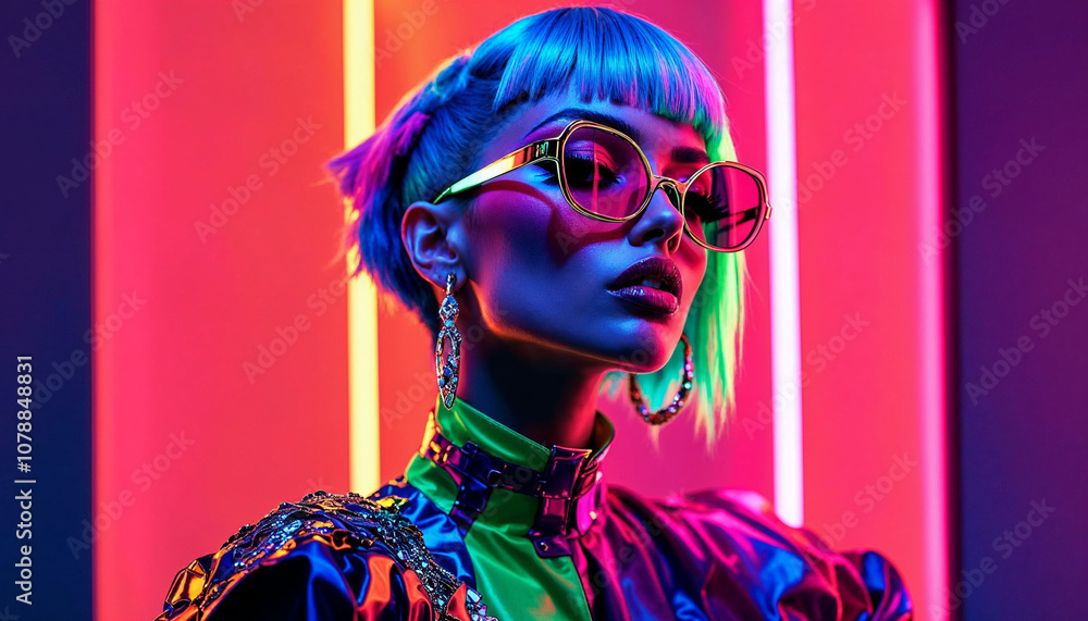 Fototapeta premium woman, beauty, fashion, face, hair, makeup, mask, model, art, carnival, lady, costume, person, red, venice, glamour, style, make-up, people, color, eyes, party, colorful, fantasy, fun