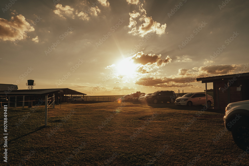 Fototapeta premium sunset on the beach