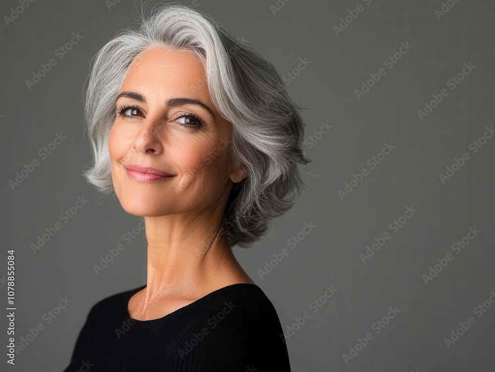 Elegant woman with flawless skin in soft lighting, ageless beauty, timeless grace and poise Elegant woman with flawless skin in soft lighting, ageless beauty, timeless grace and poise