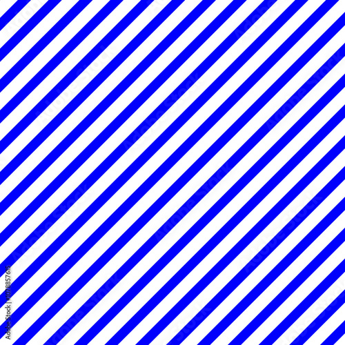 Seamless blue diagonal stripe on white background. Simple and soft diagonal striped background