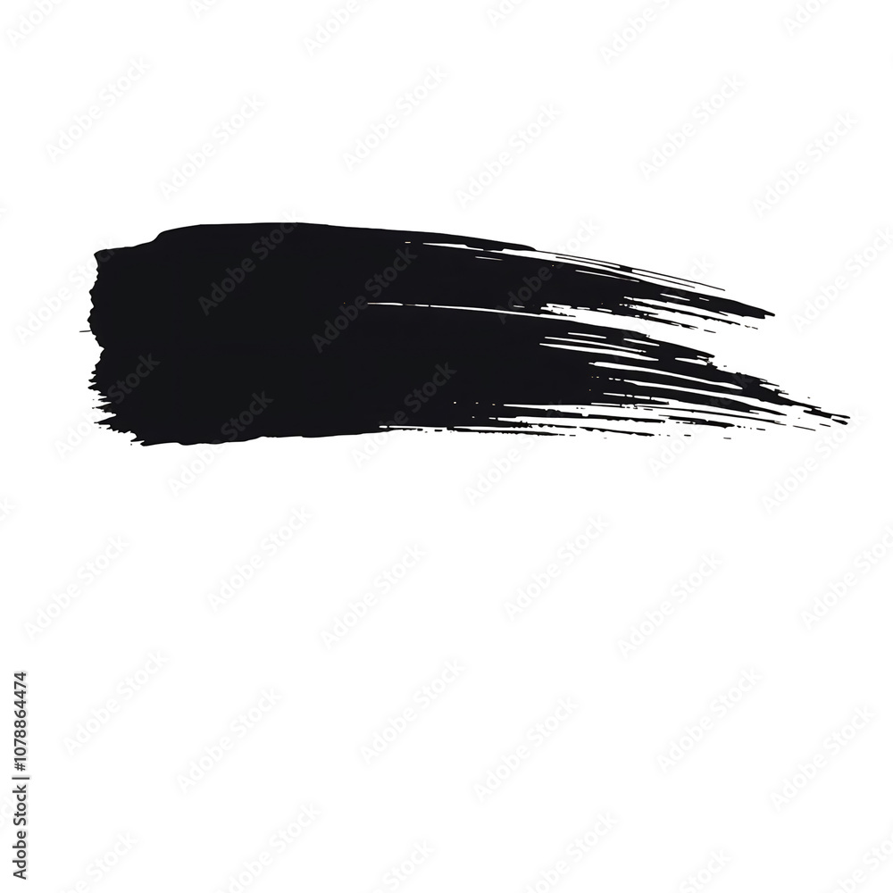Abstract Black Brush Stroke Abstract Black Brush Stroke
