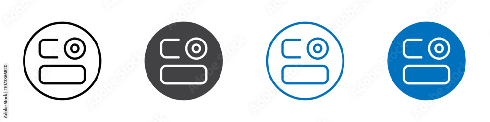 Category management icon Logo sign in thin line outline Category management icon Logo sign in thin line outline