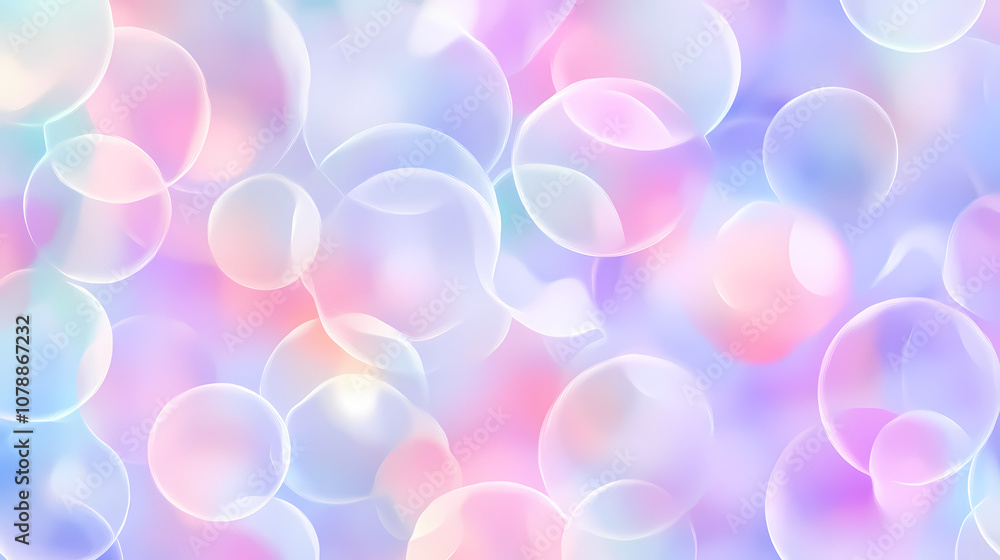 Abstract seamless pattern featuring soft pastel circles raster illustration suitable for textile wallpaper wrapping paper and various design applications. Pastel. Illustration Abstract seamless pattern featuring soft pastel circles raster illustration suitable for textile wallpaper wrapping paper and various design applications. Pastel. Illustration