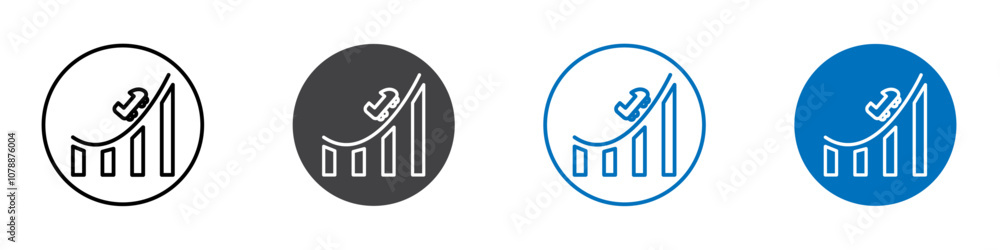 Roller coaster icon Logo sign in thin line outline Roller coaster icon Logo sign in thin line outline