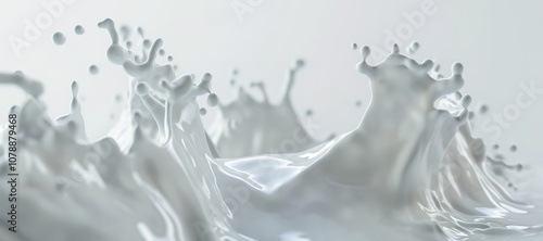 splash of vanilla milk background, thick, sweet 1