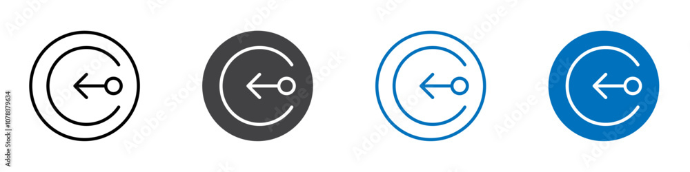 Warehousing icon Logo sign in thin line outline Warehousing icon Logo sign in thin line outline