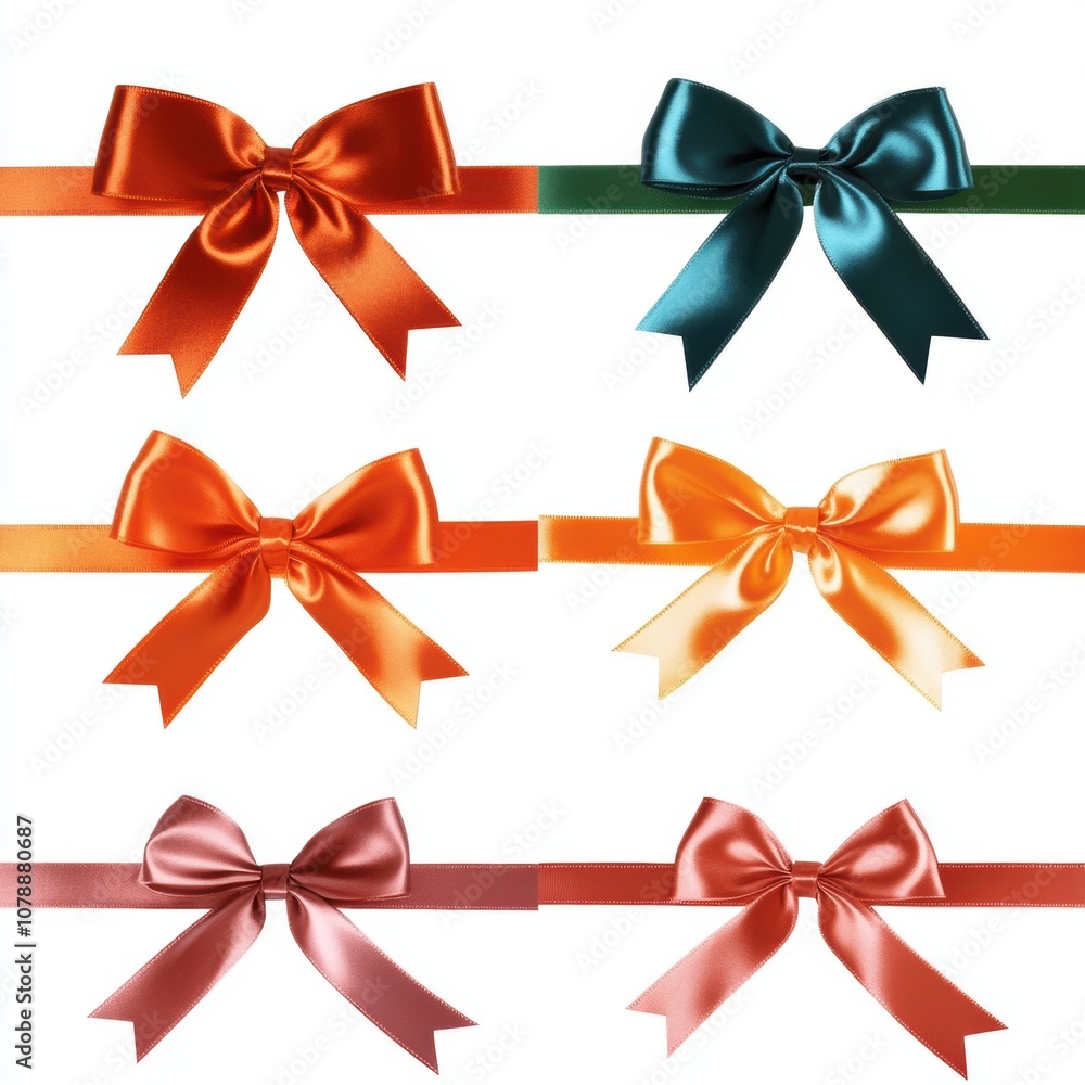 Ribbon for gift box wrapping for holiday closeup view Ribbon for gift box wrapping for holiday closeup view